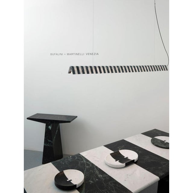 Alcm Console in Verde Alpi Marble by Bufalini Design For Sale - Image 12 of 18