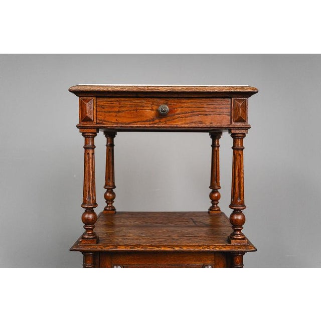 Gründerzeit Sideboard in Oak For Sale - Image 10 of 18