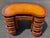 Traditional Antique Continental Marquetry Inlaid Kidney-Form Desk With Satinwood Floral Inlay For Sale - Image 3 of 12