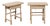 French Antique End Tables W/ Expandable Top For Sale