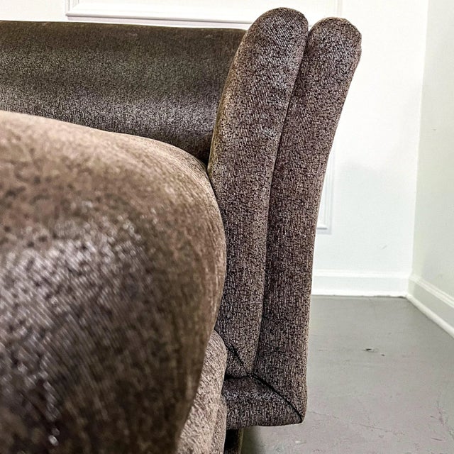 Vladimir Kagan 1980's Vladimir Kagan for Weiman Sculptural Floating Sectional with Chaise For Sale - Image 4 of 10