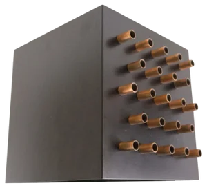 Metal and Copper Clair-Obscur Wall Lamp from Raak, 1960s