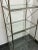 Vintage Chrome With Glass Shelving Campaign Style Etagere For Sale - Image 4 of 12