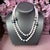 Akoya Tahitian Pearl Diamond Sapphire Necklace 14k Gold Certified For Sale - Image 14 of 16