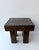 Brown Mid-Century Modern Pair of Massive Wood Stools. Italy, 1960s For Sale - Image 8 of 13