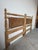 Contemporary Vintage Coastal Organic Pickled Ash & Woven Rush Twin Headboards – Pair For Sale - Image 3 of 12