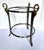 1980s Design Institute of America Beveled Glass Swan Accent Table For Sale In Dallas - Image 6 of 16