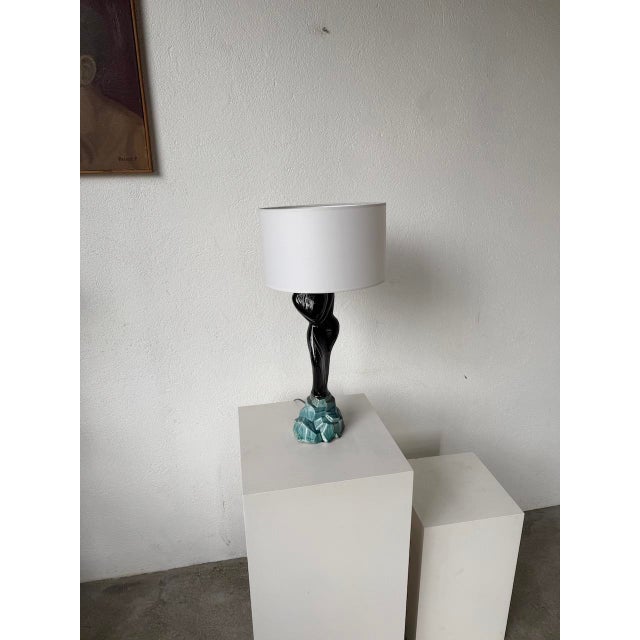 Ceramic Female Table Lamp from Monacera, Monaco, 1970s For Sale - Image 6 of 18