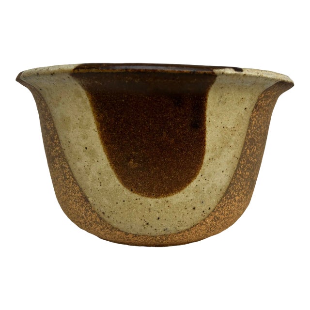 Vintage Stoneware Bowl in the Manner of David Cressey For Sale