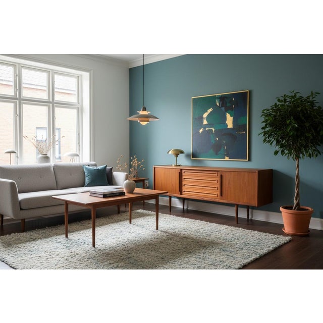 Vintage Danish Teak Sideboard by Johannes Andersen for Uldum Furniture Factory, 1960s For Sale - Image 17 of 18