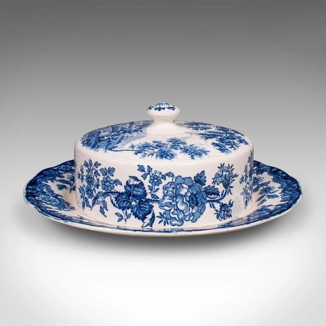 1960s Vintage Butter Dish, English, Ceramic, Countertop, Dairy Keeper, Mid Century For Sale - Image 5 of 12