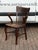 Edwardian Oak Desk Chair , Superb Quality, Stamped Boardmans Sizes ;- 88.5 cms tall, 57.5 cms wide, 48 cms seat height....