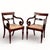 Regency Mahogany Armchairs with Leather Drop Seats, Set of 2 For Sale - Image 10 of 10
