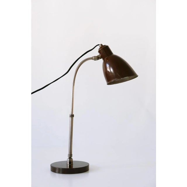 Christian Dell German Model Piccolo Table Lamp by Christian Dell for Bünte & Remmler, 1930s For Sale - Image 4 of 18