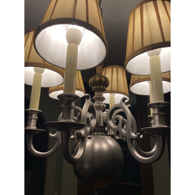 Traditional Chapman & Myers Chandelier For Sale - Image 3 of 10