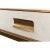 White Modern Osprey White Leather Wrapped Console For Sale - Image 8 of 12