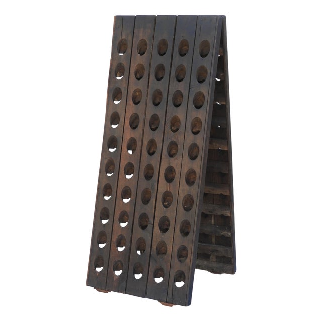 Vintage French Champagne Rack, 1950s For Sale