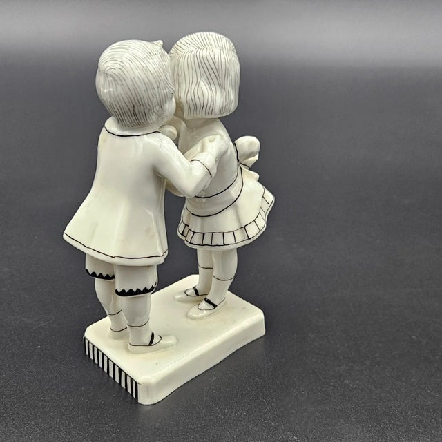 Art Nouveau Porcelain Figurine from Göbel, 1910s-1920s For Sale - Image 4 of 7