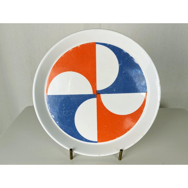 Multicolored Ceramic Plates by Gio Ponti for Franco Pozzi, 1960s, Set of 5 For Sale - Image 13 of 18