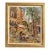 Vintage Mid-Century Parisian Impressionist Street Scene Oil Painting For Sale