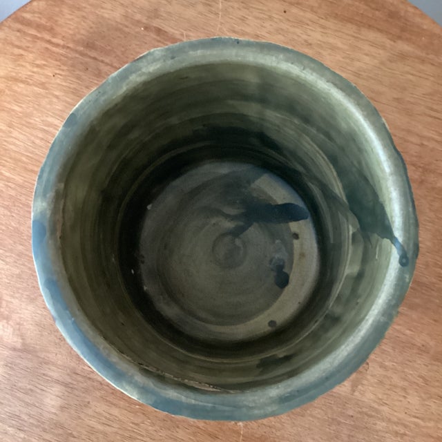 Early 20th Century Antique Weller Art Pottery Ceramic Jardiniere "Forest" For Sale - Image 5 of 12