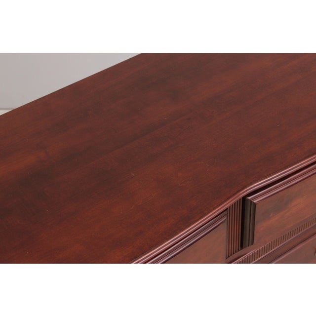 Brown Durham Cherry 8 Drawer Dressing Chest For Sale - Image 8 of 15