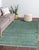 12x15 Laine Amara Green Geometric Modern Hand Knotted Wool Carpet Rug For Sale - Image 4 of 6