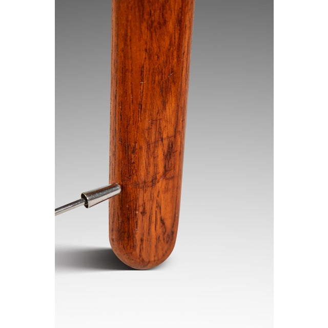 Set of Two ( 2 ) Mid-Century Danish Modern Model Od-61 Counter Height Bar Stools Attributed to Erik Buch for o.d. Mobler, Denmark, 1960's For Sale - Image 16 of 18