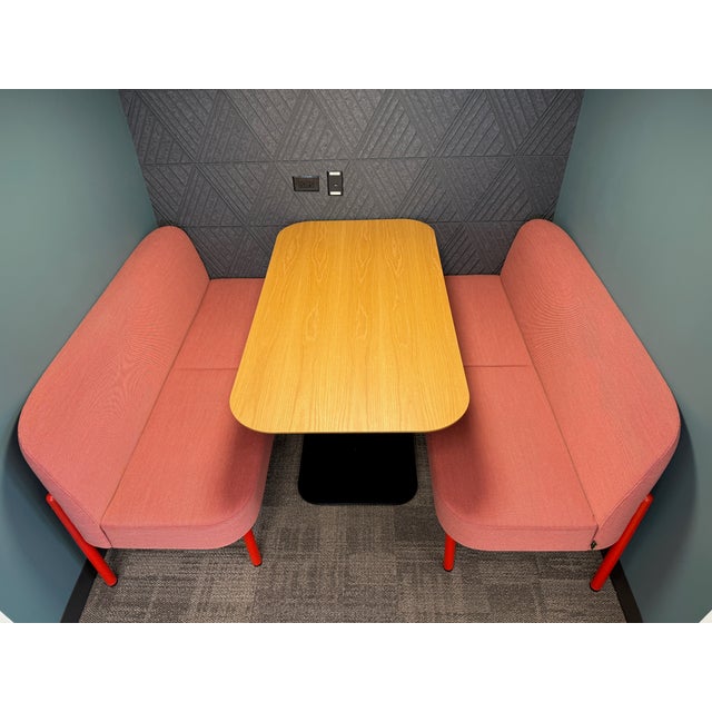 Blush NaughtOne Hue Sofa For Sale - Image 8 of 8
