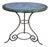 Lapis and Malachite Center Table With Metal Base For Sale
