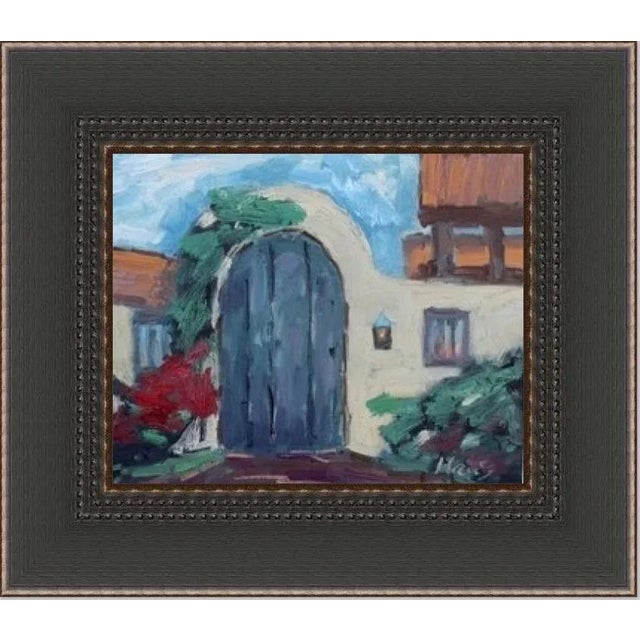 Carmel by the Sea, Garden Door (Original Oil Landscape) For Sale - Image 12 of 12