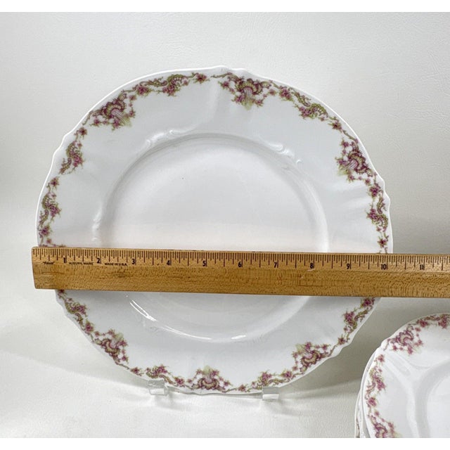 Antique Theodore Haviland Limoges 7-Pc Set – Schleiger 1047 for J. Seth Hopkins For Sale In Portland, OR - Image 6 of 10