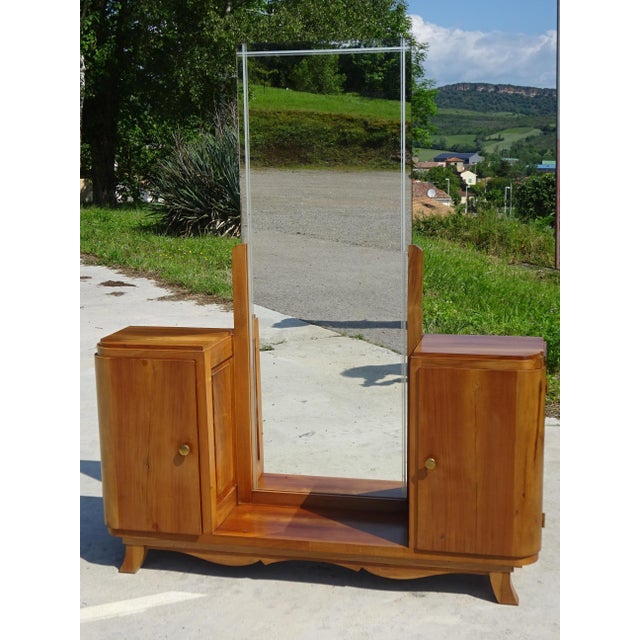 Art Deco Walnut Dressing Table, 1920s For Sale - Image 17 of 18