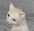 Vintage 11" Italian Regency Porcelain White Cat Sculpture For Sale - Image 6 of 8