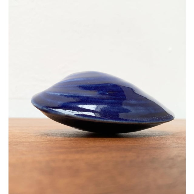 Vintage Ceramic Shell Sculpture For Sale - Image 4 of 18