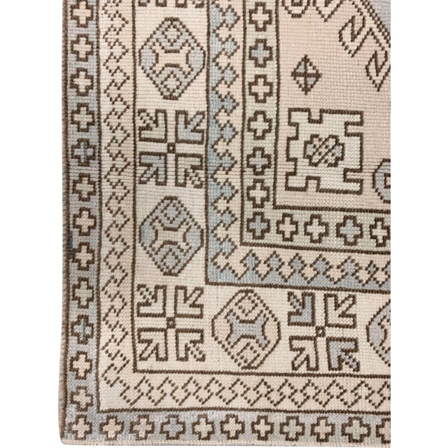 Vintage Turkish Oushak Area Rug 5' X 6'8 For Sale - Image 4 of 7