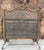 French Late 20th Century Super Heavy French Louis XV Style Brass Fireplace Screen Fire Screen 30"h X 27"w X 13"d For Sale - Image 3 of 12