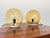 Mid-Century Modern Artglass Table Lamps, 1980s, Set of 2 For Sale - Image 3 of 8