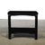 Glass Pair of Art Deco Machine Age Black Lacquer Side Tables With Inset Vitrolite Tops For Sale - Image 7 of 18
