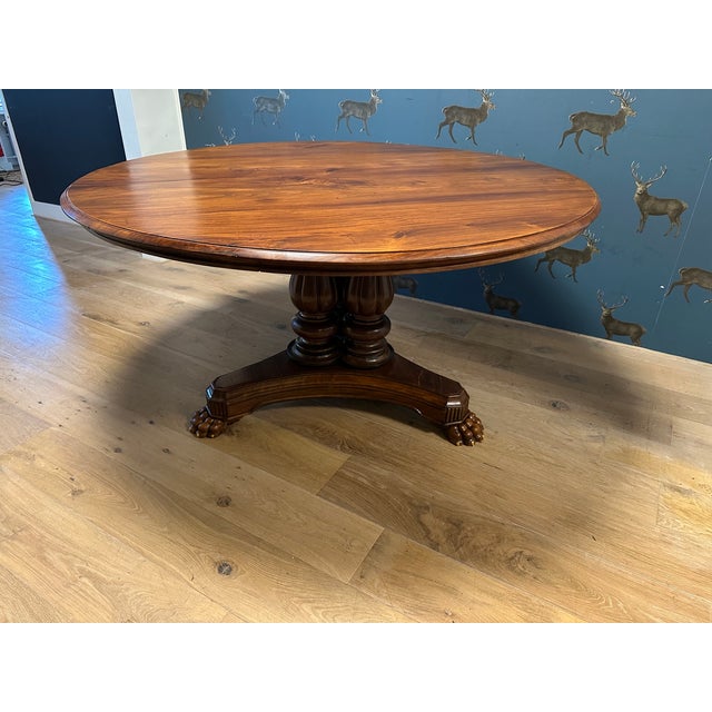 Large English Round Table For Sale - Image 14 of 14