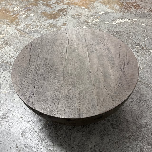 Restoration Hardware Sphere Round Coffee Table For Sale In San Francisco - Image 6 of 12