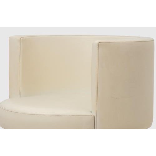 White Cidonio Swivel Chairs in Leather and Metal by Antonio Astori for Chide, 1970s, Set of 4 For Sale - Image 8 of 9