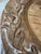 Wood Vintage Pier 1 Imports Carved Wood Leaf and Vine 14” Charger Plates — Set of 4 For Sale - Image 7 of 9