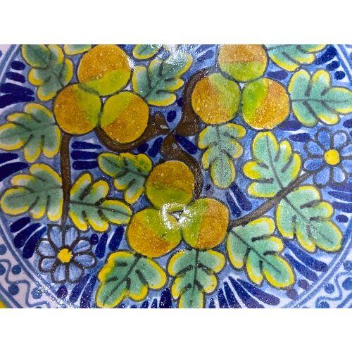 Mediterranean Vintage Deruta Style Lemon Wall Plaque For Sale - Image 3 of 5