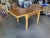 Yellow Mid Century Rattan and Mahogany Expandable Dining Table For Sale - Image 8 of 13