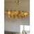 Amber and Fumè Poliedri Murano Glass Chandelier in Venini Style by Simoeng for Simoeng For Sale - Image 4 of 8