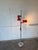 Red Metal Dual Shade Floor Lamp Mid-Century Modern 1970s For Sale In Los Angeles - Image 6 of 11