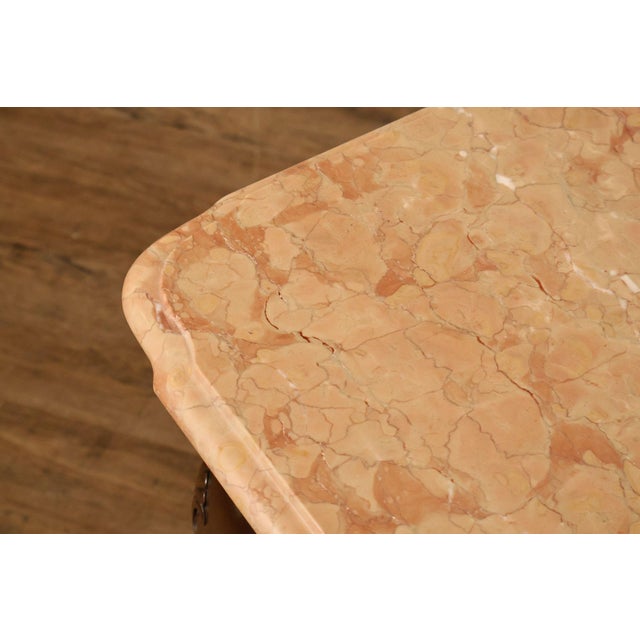 Kittinger Kittinger Colonial Williamsburg Marble Top Mahogany Server For Sale - Image 4 of 18