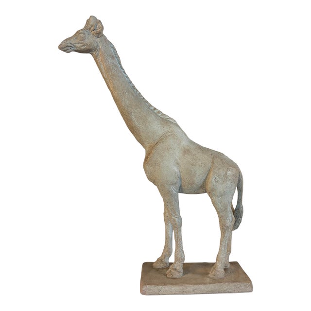 Vintage Austin Productions Standing Giraffe Sculpture, 1981 For Sale