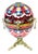 Mid-Century Modern 1880s Magnificent Moser Cranberry Glass Imperial Egg-Form Tantalus Service For Sale - Image 3 of 18